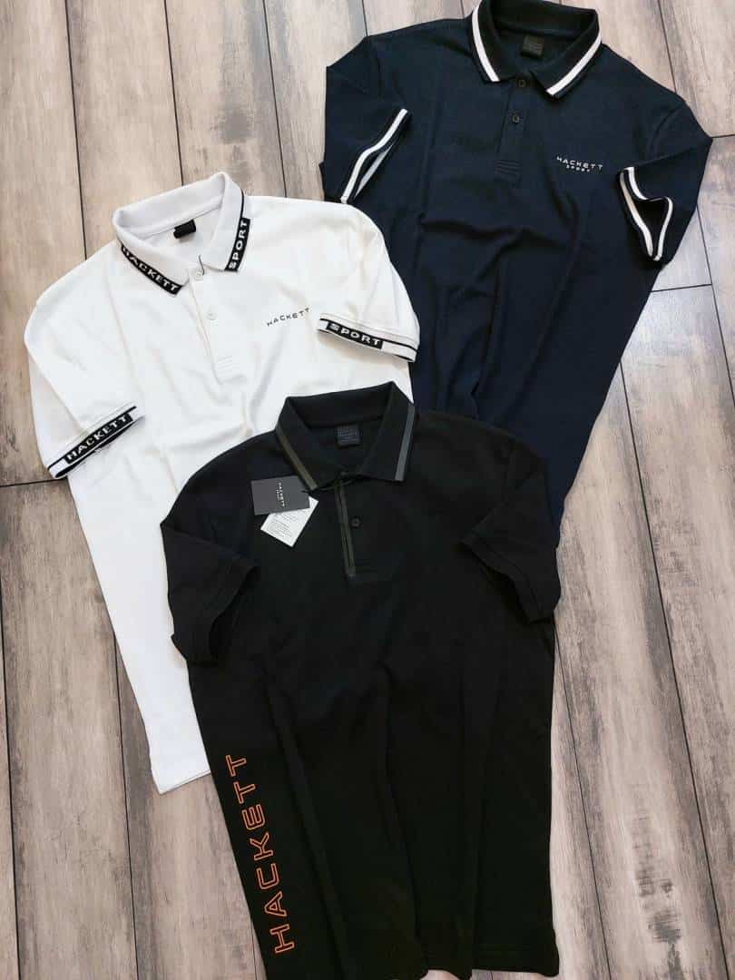 Hacket Navy Blue Designer Premium Polo T-Shirt