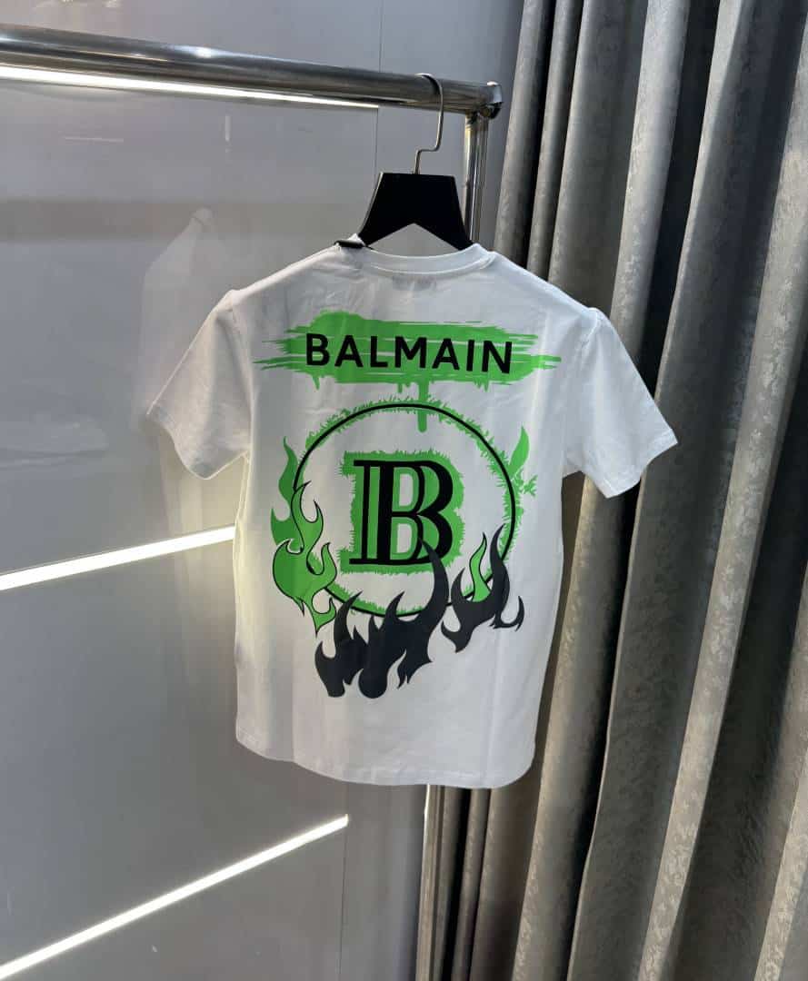 Balmai n Paris White Back Print Imported T-Shirt