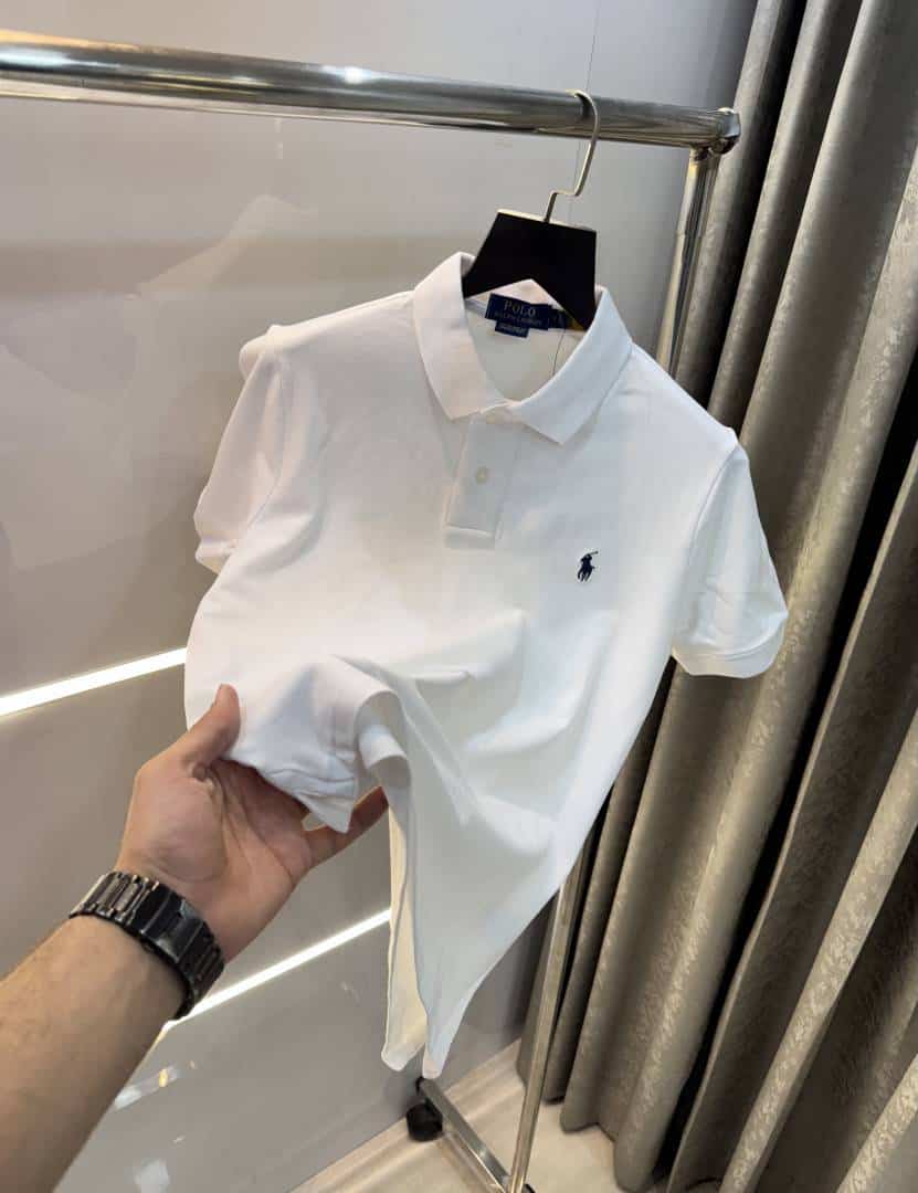Ralph Laure n White Embroidery Logo Classic Polo T-Shirt