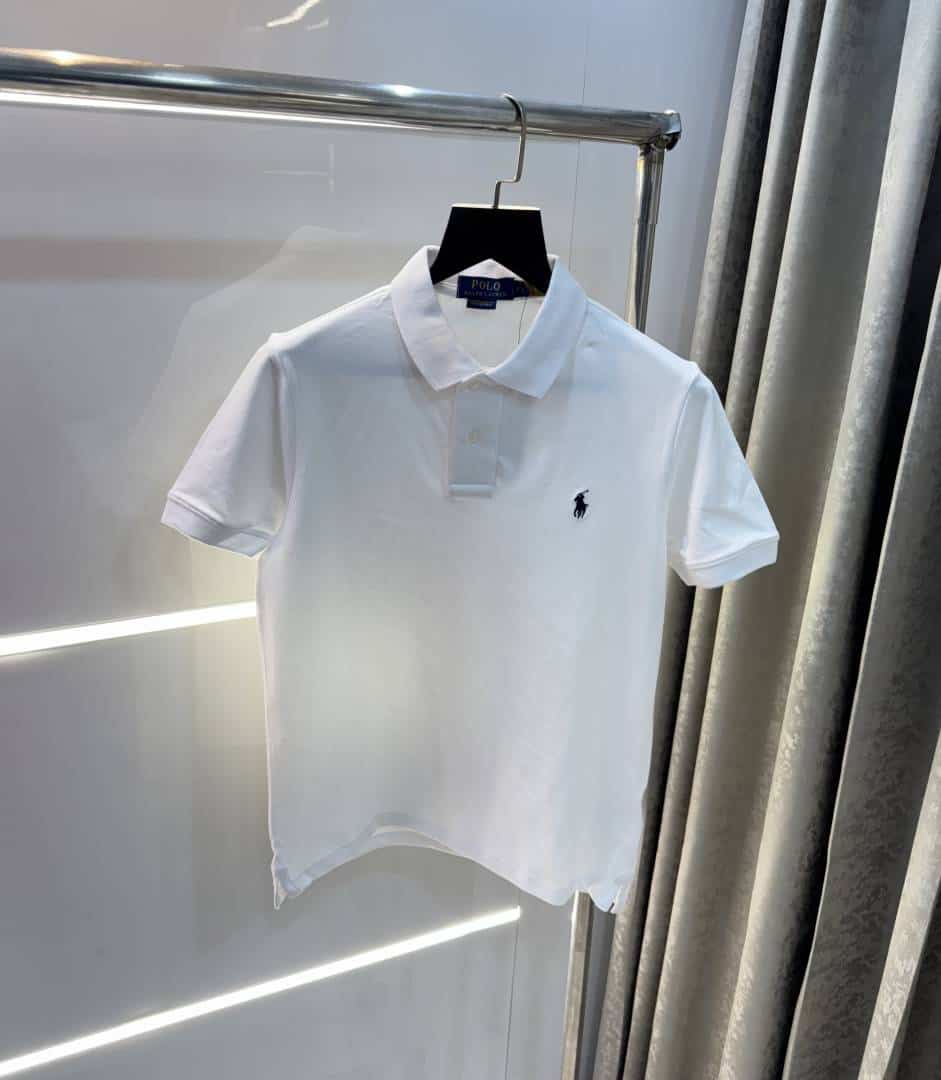 Ralph Laure n White Embroidery Logo Classic Polo T-Shirt