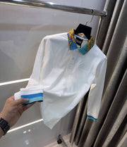 Versac e Couture White Logo Work Imported Polo T-Shirt