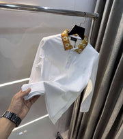 Versac e Couture White Collar Logo Imported Polo T-Shirt