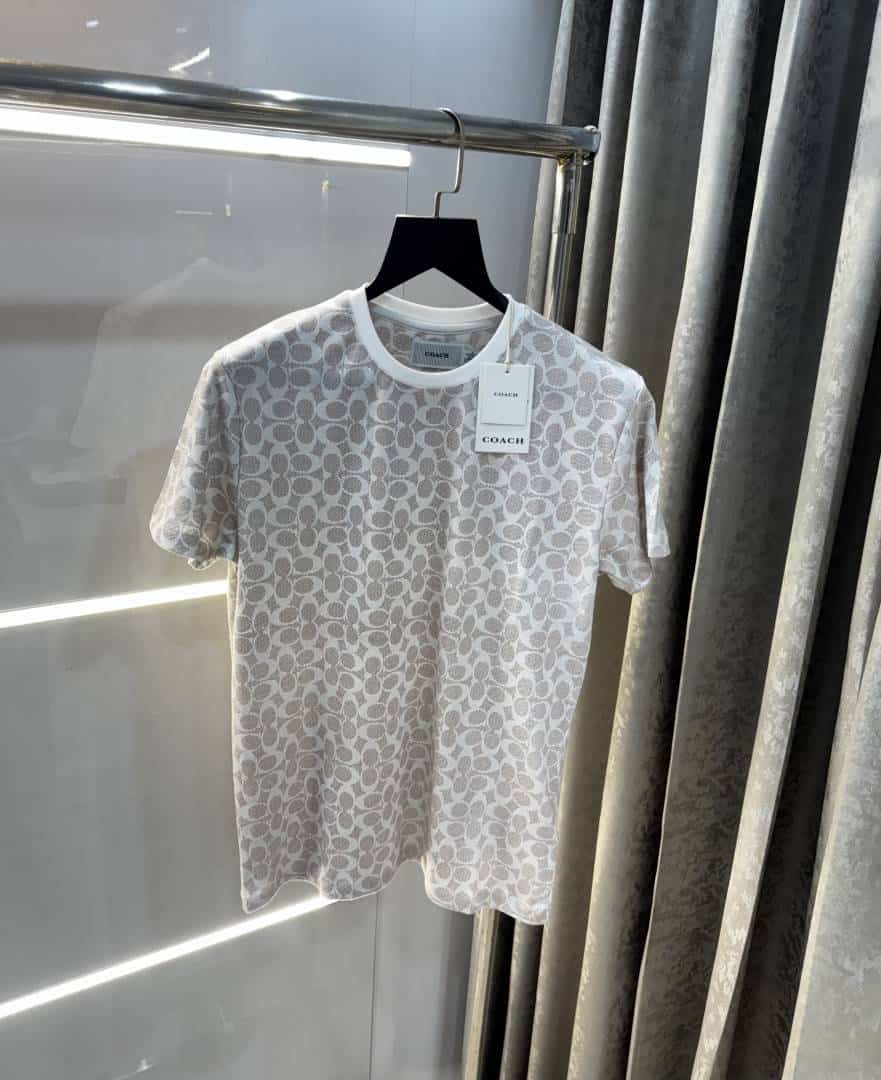 Coac h White MonogR·AM Imported Premium T-Shirt