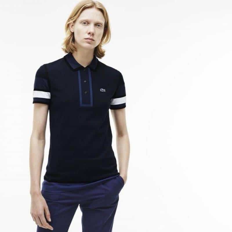 Lacost e Black Embroidery Logo Premium Polo T-Shirt