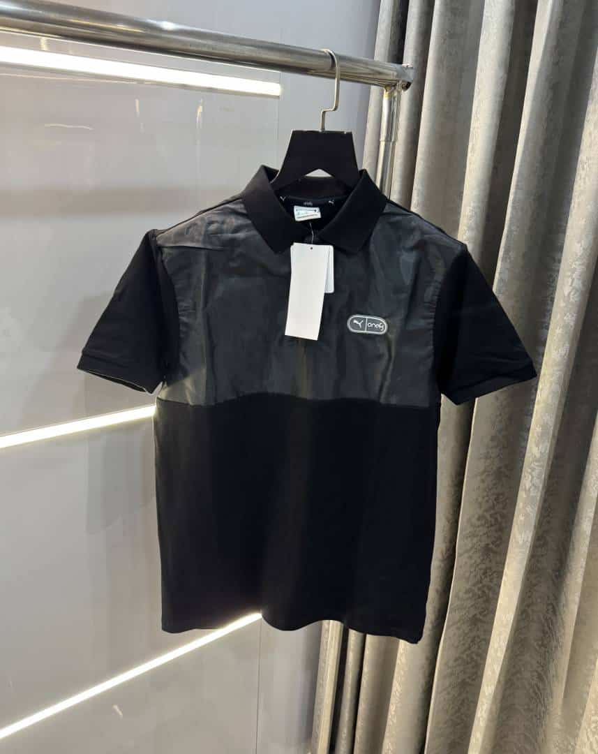 Pum a Black Premium Polo T-Shirt