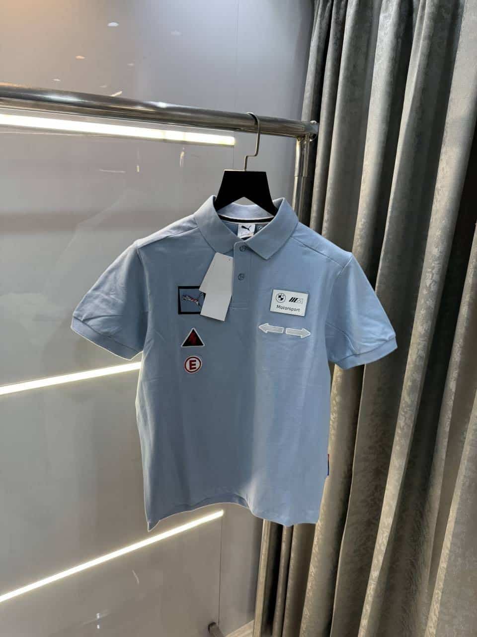 Pum a BMw Edition Sky Blue Premium Polo T-Shirt