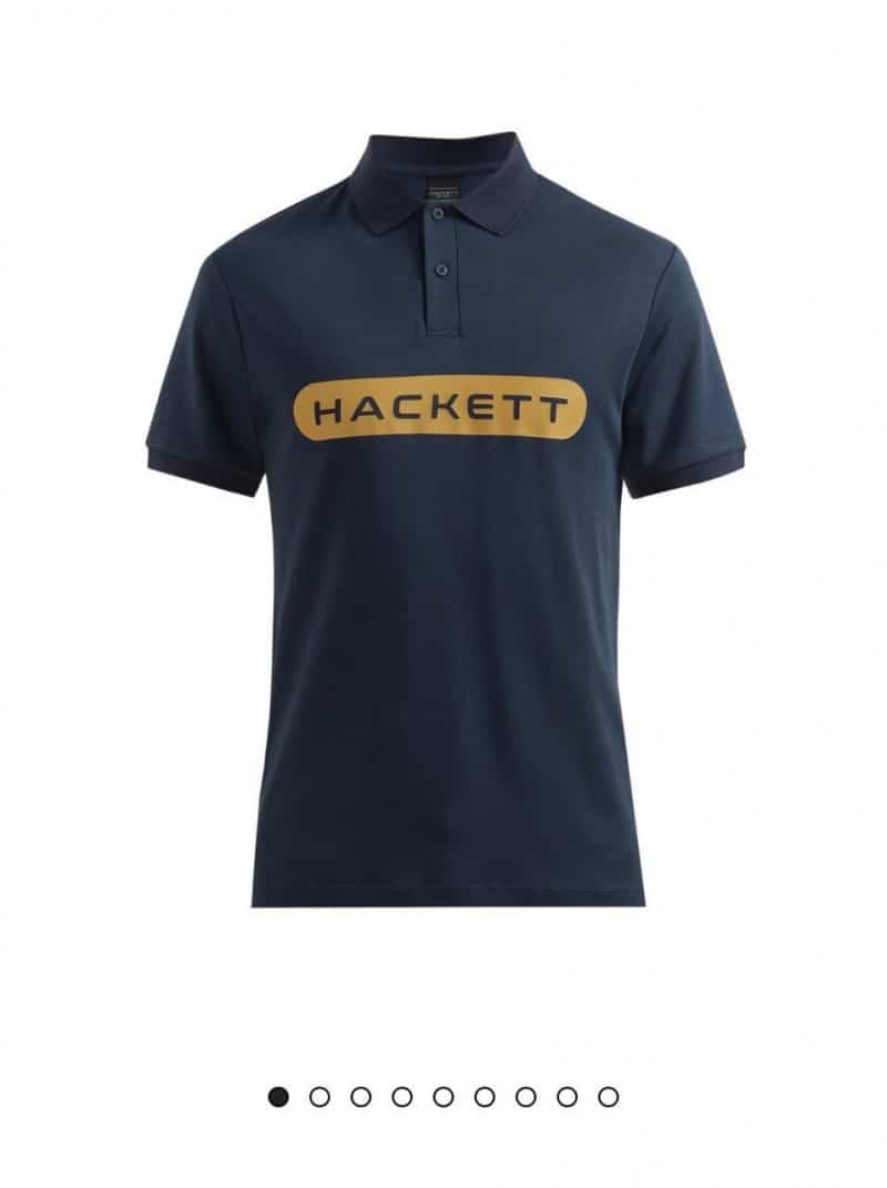 Hacke t Navy Blue Premium Classic Polo T-Shirt 002