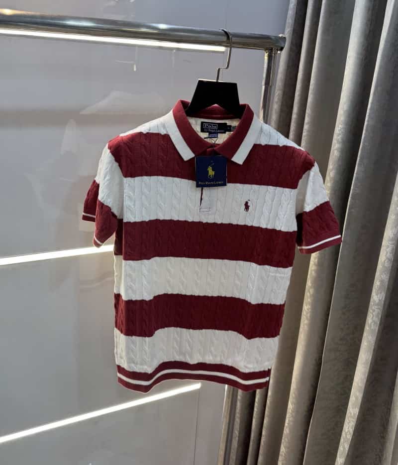 r@LPh 14U...Ren Rust 5tr...IPes Premium Knitted Polo T-Shirt