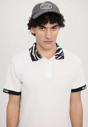 Varsac e Couture White Collar Look Imported Polo T-Shirt
