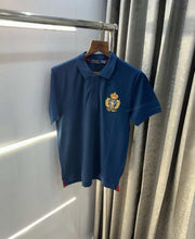 Ralph Laure n Petrol Blue Logo Print Premium Polo T-Shirt