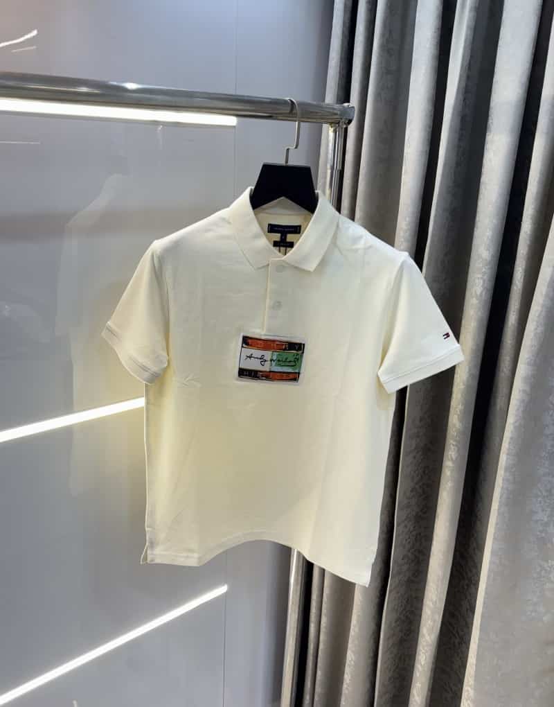 Tomm y Hilfiger Cream Premium Polo T-Shirt