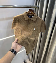 Ralph Laure n Brown Knitted Polo T-Shirt