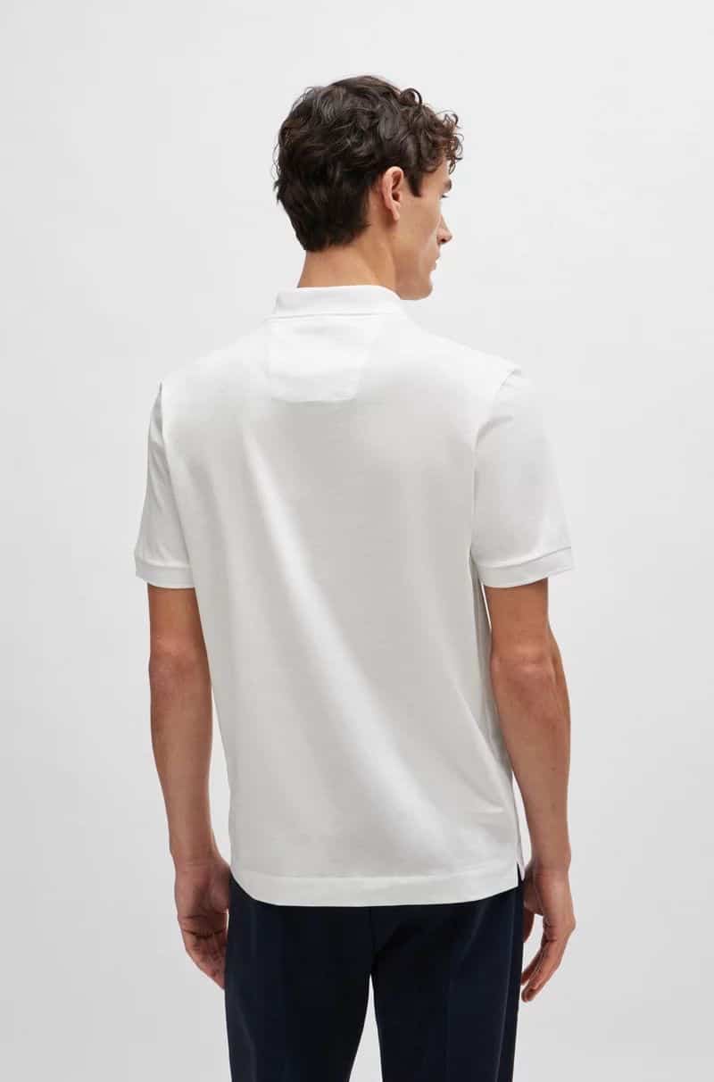 Hugo bos s x porsch e White Classic Polo T-Shirt