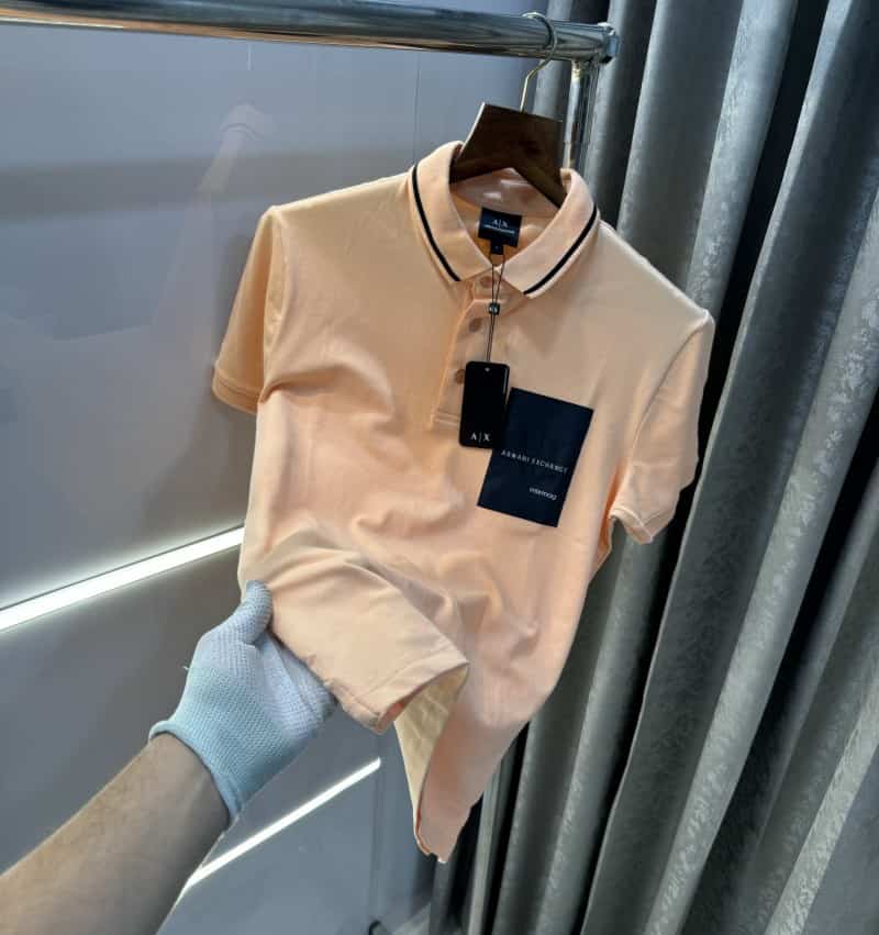 Arman i Exchange Peach Pocket Logo Premium Polo T-Shirt