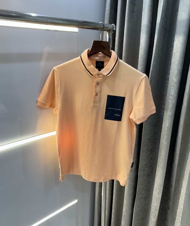 Arman i Exchange Peach Pocket Logo Premium Polo T-Shirt