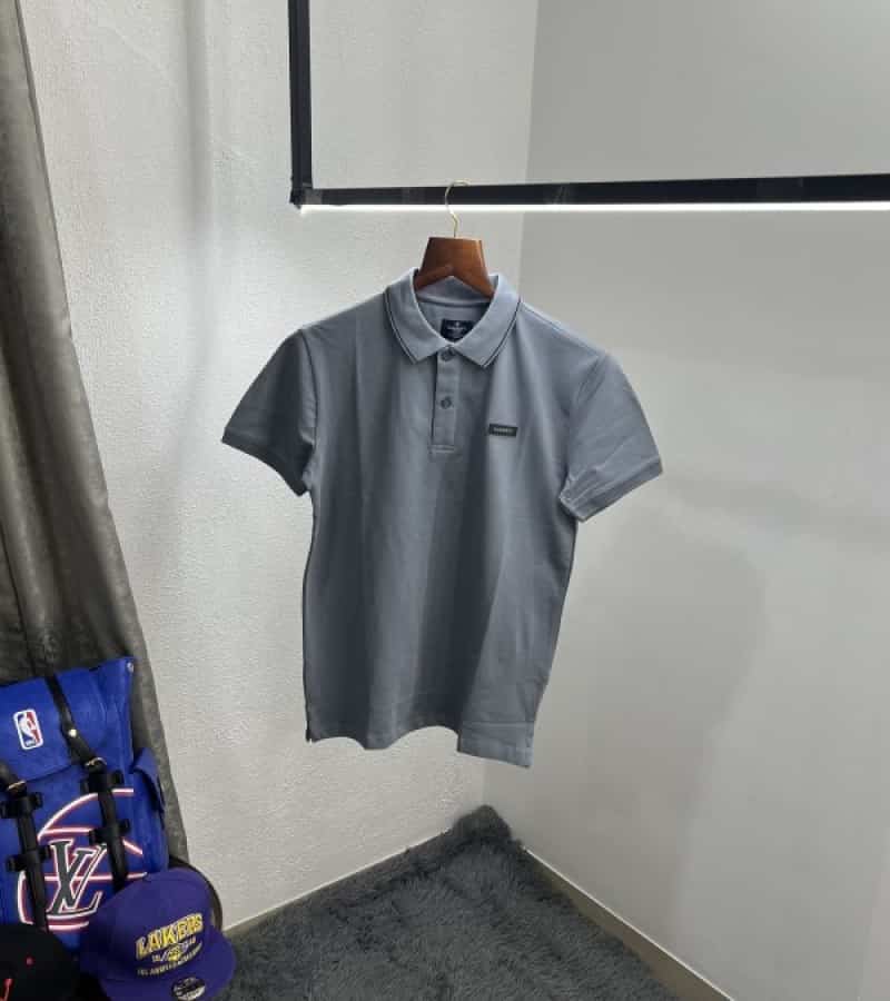 Hacket Grey Patch Logo Premium Polo T-Shirt