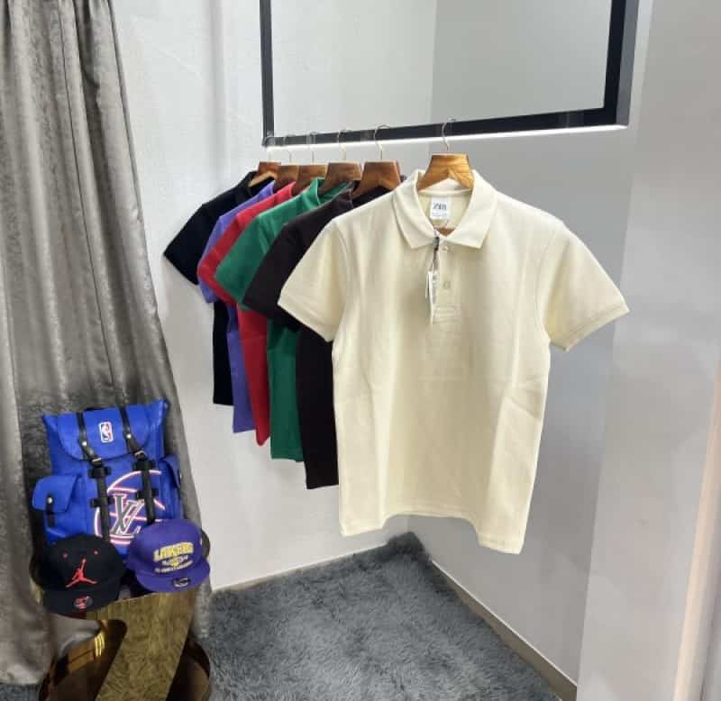 Zar_a Cream Premium Classic Polo T-Shirt