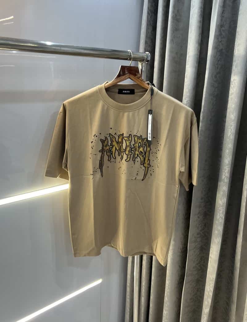Amir i Beige Printed Imported Oversized T-Shirt