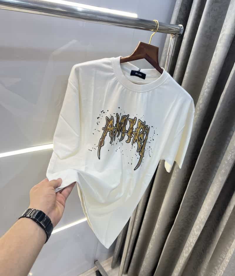 Amir i White Printed Imported Oversized T-Shirt