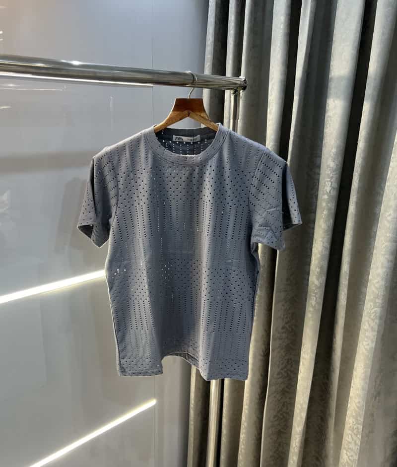 Zar a Grey Seen Through Premium T-Shirt