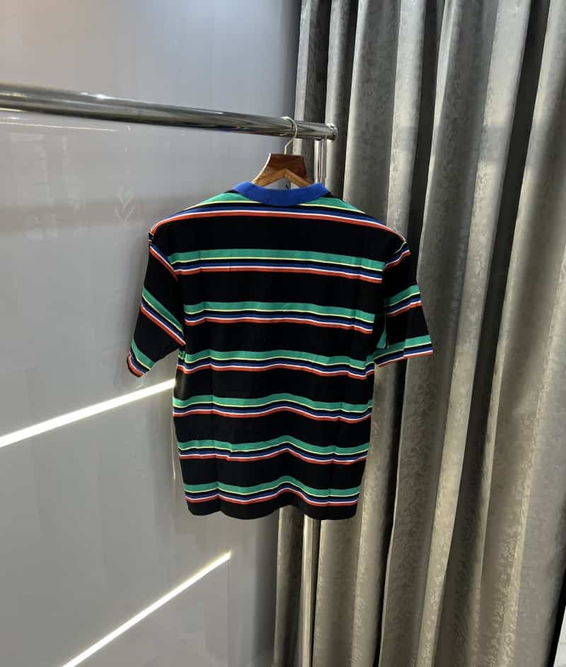 GueSs  Black Embroidery Print Imported Oversized T-Shirt