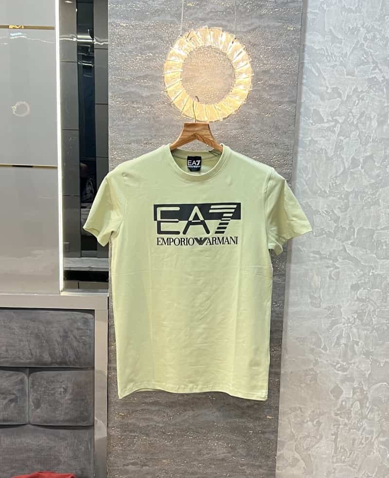 Empori_o arma_ni logo printed pastel green premium t-shirt
