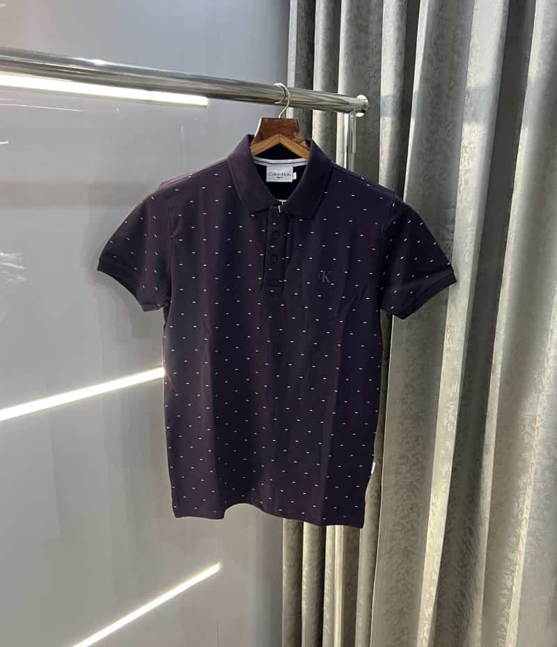 Calvin Klein Purple Premium Polo T-Shirt