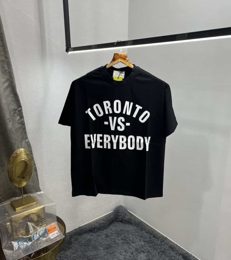 Gucc i Toronto Black Imported Oversized T-Shirt