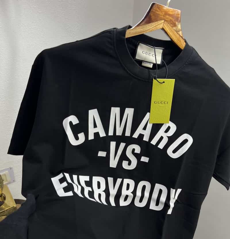 Gucc_i camaro black imported oversized t-shirt