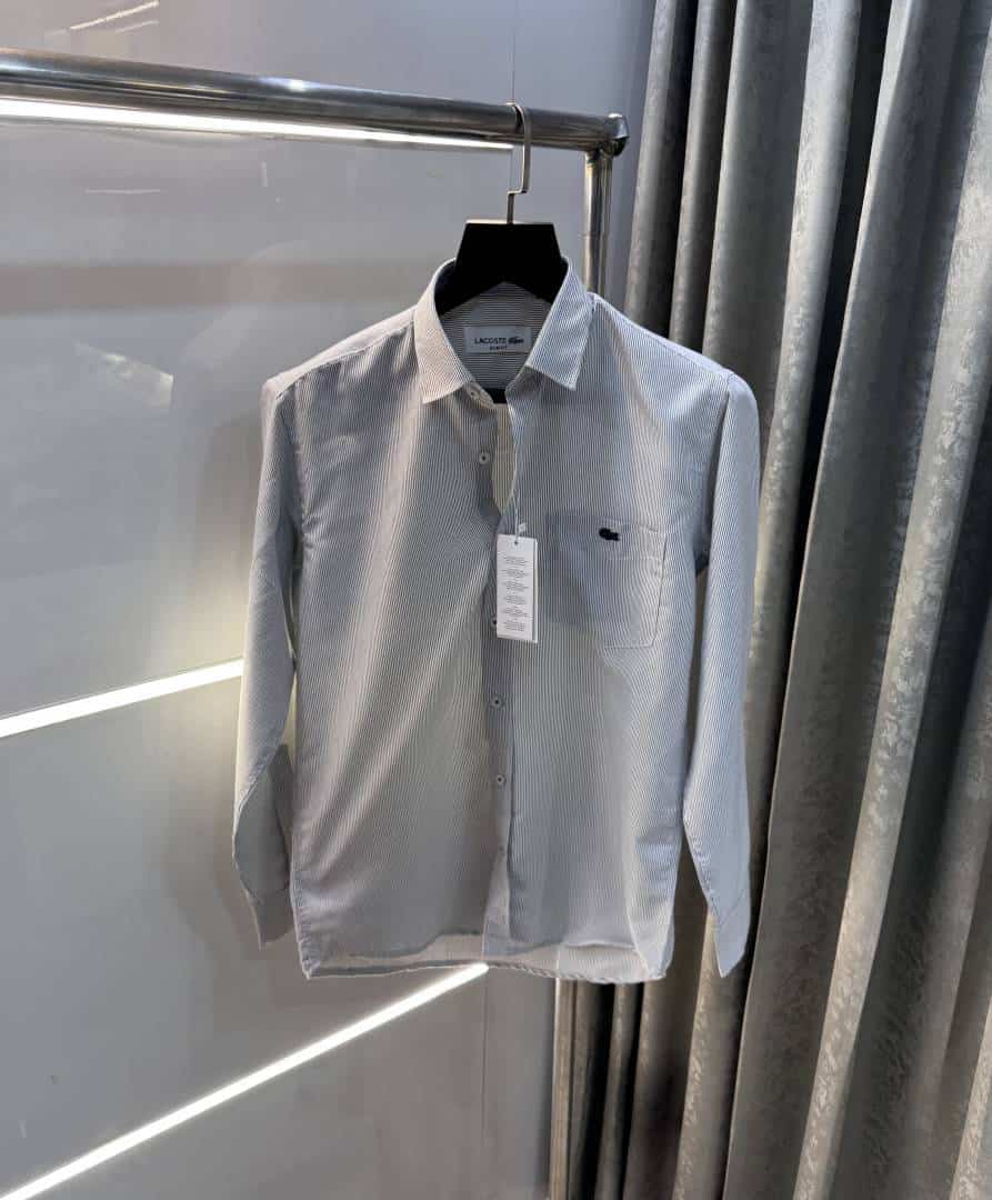 Lacost e Grey Stripes Premium Classic Shirt