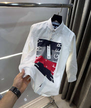 to_mMy. Hilfi9er White Logo Print Premium Shirt