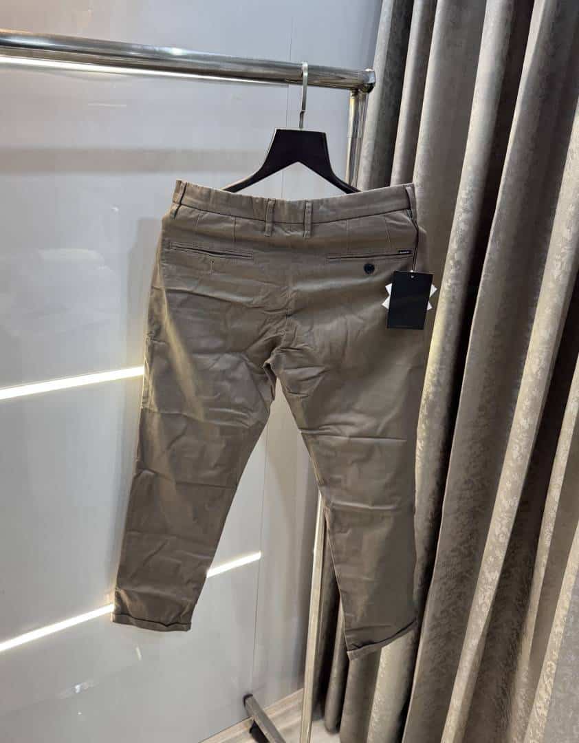 Hacket London mid Grey Premium Classic Cotton Trouser