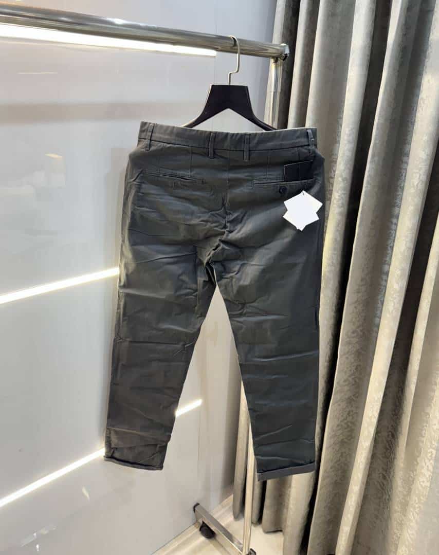 Hacket London Dark Grey Premium Classic Cotton Trouser