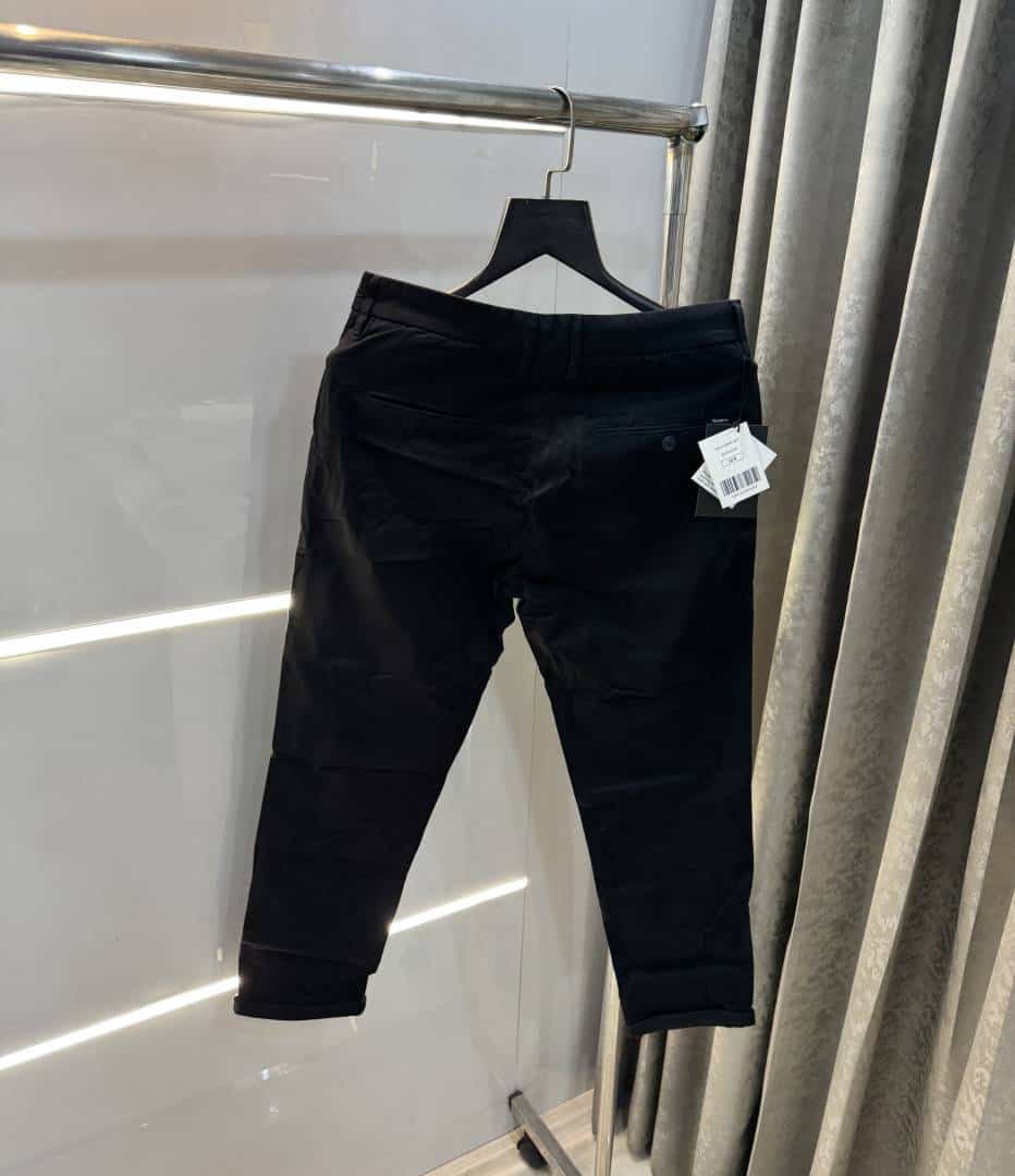 Hacket London Black Premium Classic Cotton Trouser