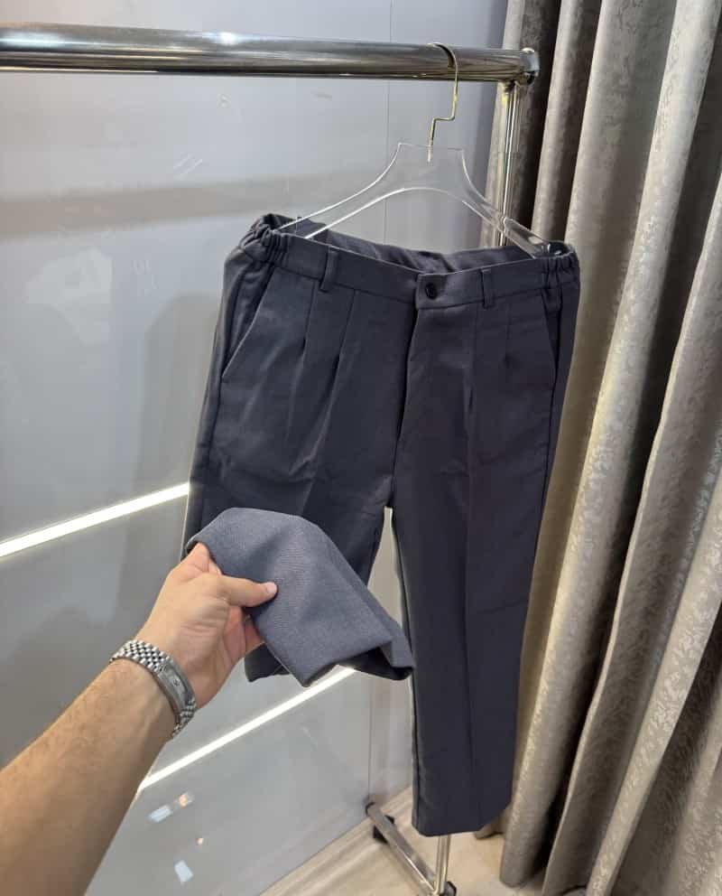 Denniso n Dark Grey FleXi Waist Premium Korean Trouser