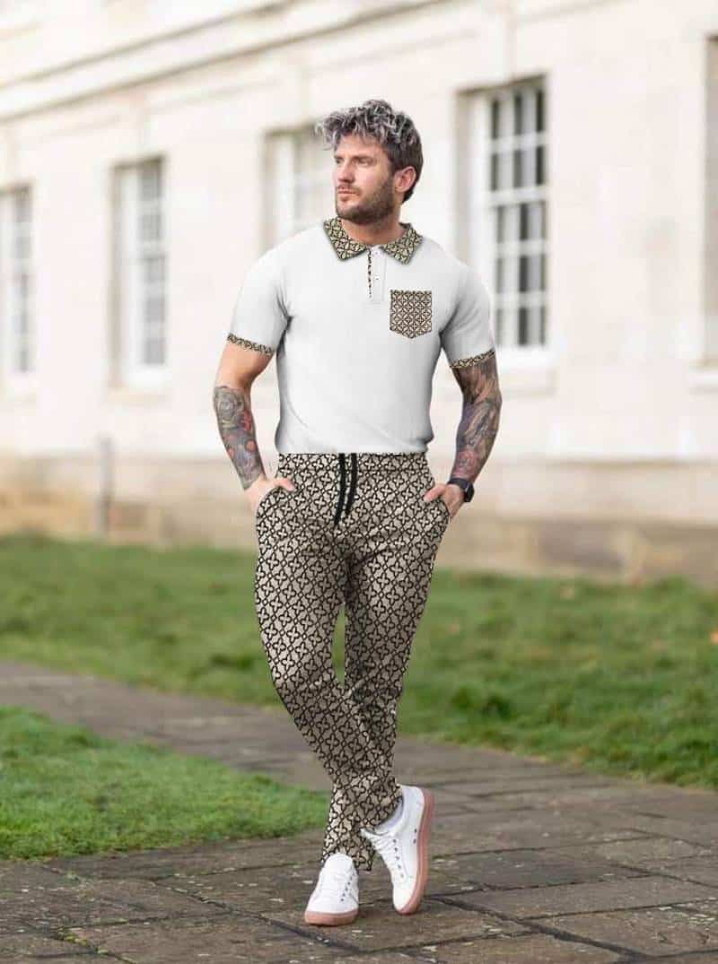 Loui s vuitton White Monogram Imported Premium Tracksuit With
