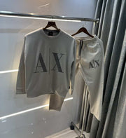 Arman i EXchange Beige Logo Work Imported Oversized Tracksuit
