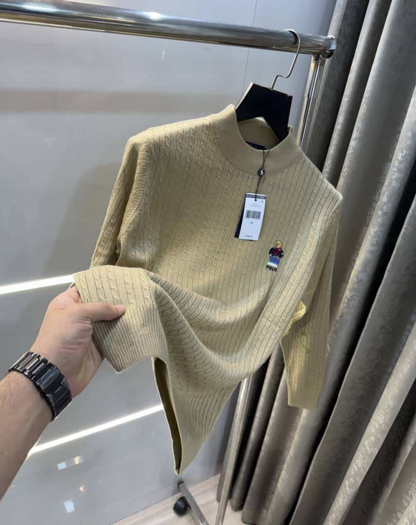Ralp h Lauren Cream Knitted Premium Pull Over