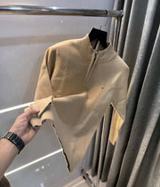 Tomm y Hilfiger Beige Knitted Classic Pull Over