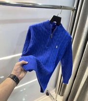 Ralp h Lauren Blue Knitted Premium Pull Over