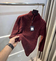 Fredperry Wine Knitted Premium Pull Over