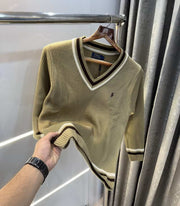 Ralp h Lauren Beige Imported Knitted Pull Over