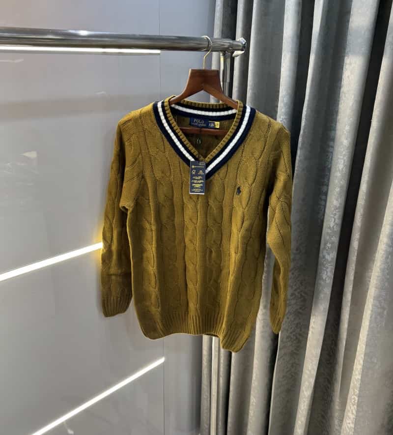 Ralph laure n Mustard Imported Knitted Pull Over