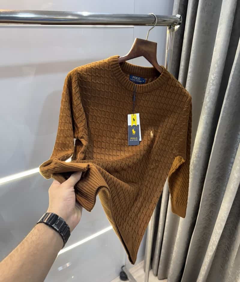 Ralp h Lauren Brown Knitted Premium Pull Over