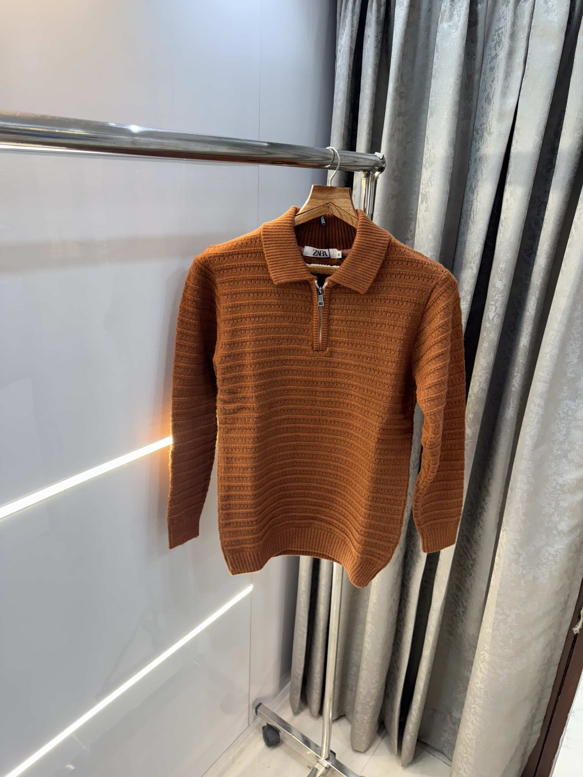 Zar a Rust Knitted Premium Pull Over