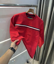 Tomm y Hilfiger Red Embroidery Logo Premium Sweatshirt