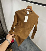 Zar a Brown Knitted Premium Classic Pull Over