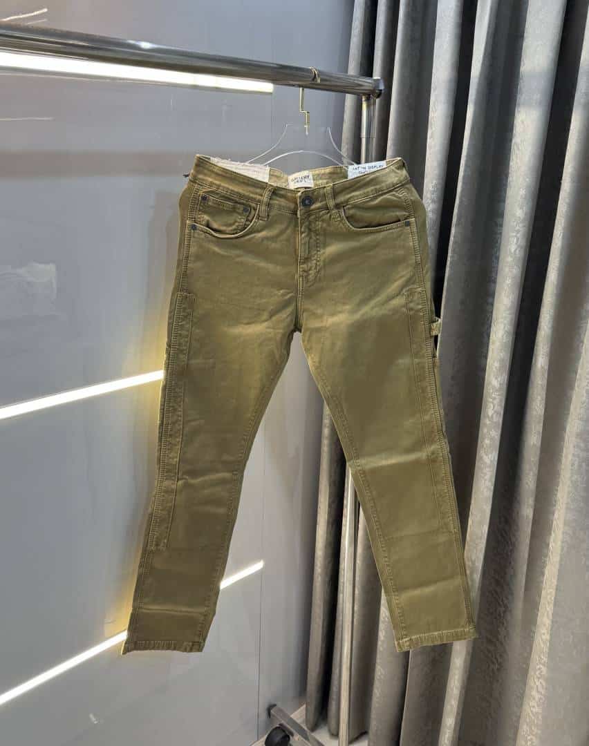 Gallery Depth Beige Designer Imported Denim