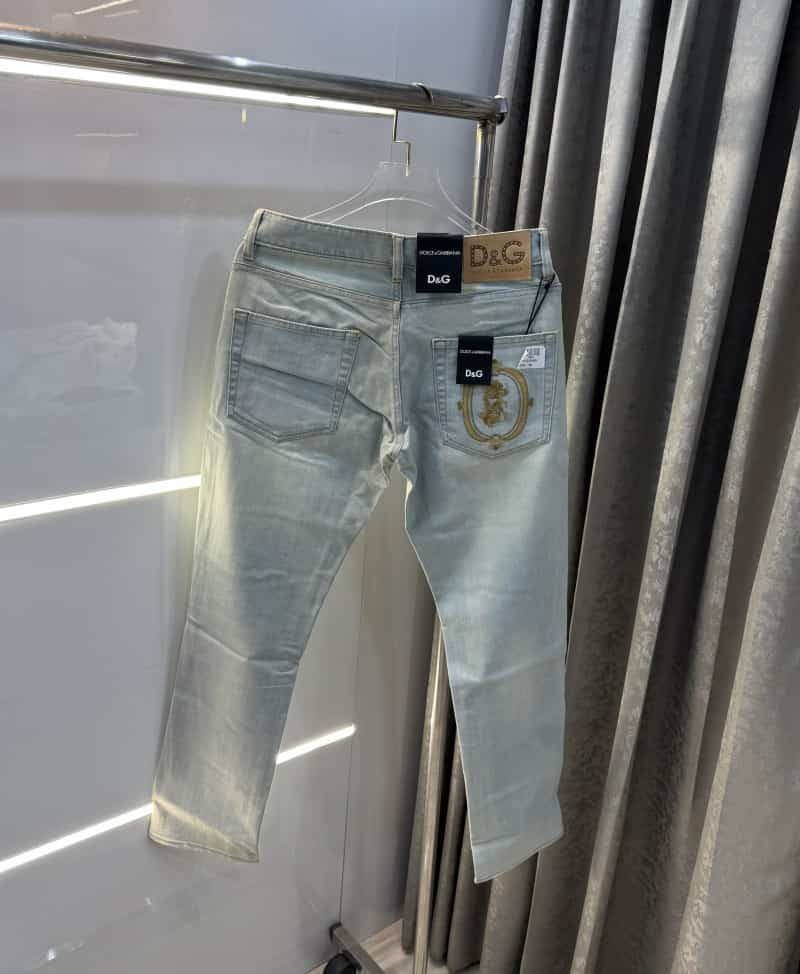 Dolce&Gabbana Vintage Pocket Embroidery Imported Denim