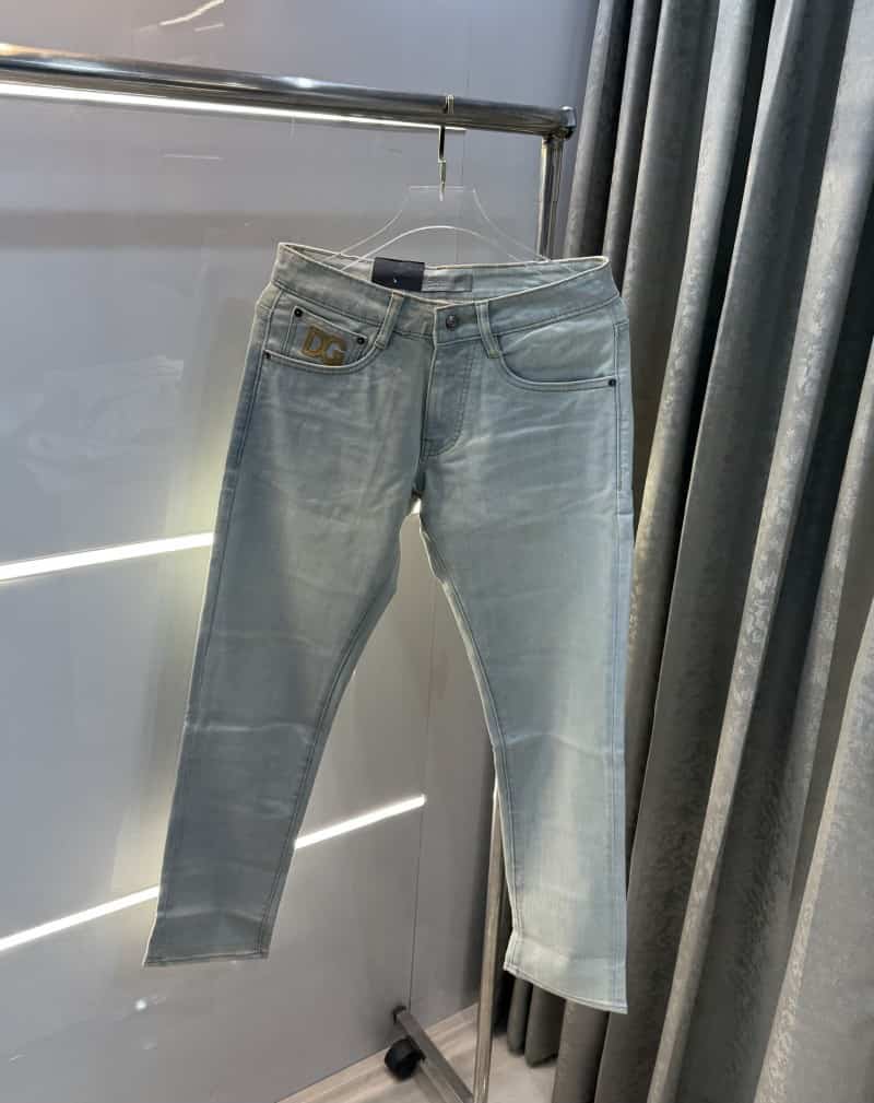Dolce&Gabbana Vintage Pocket Embroidery Imported Denim